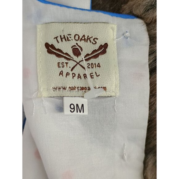 The Oaks Apparel Baby Girl Polka Dot Top & Blue Bloomer Set 9M - Picture 5 of 9